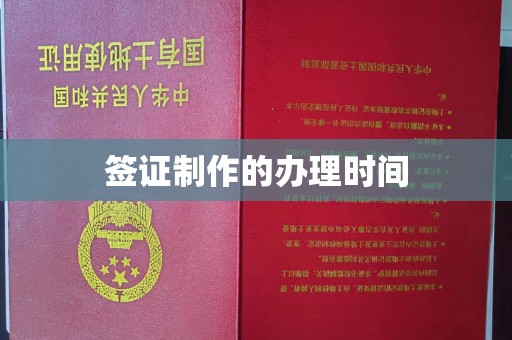 武穴签证制作的办理时间