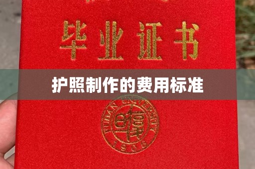 武穴护照制作的费用标准