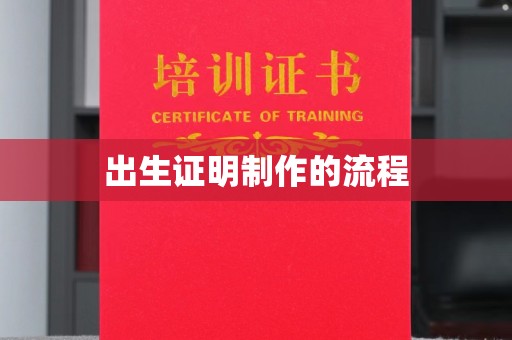 武穴出生证明制作的流程