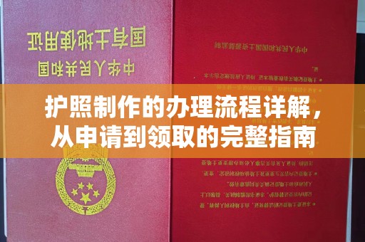 武穴护照制作的办理流程详解，从申请到领取的完整指南